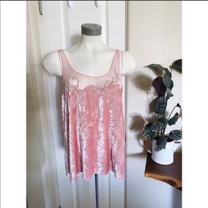 SOLD Free People crushed velvet tank